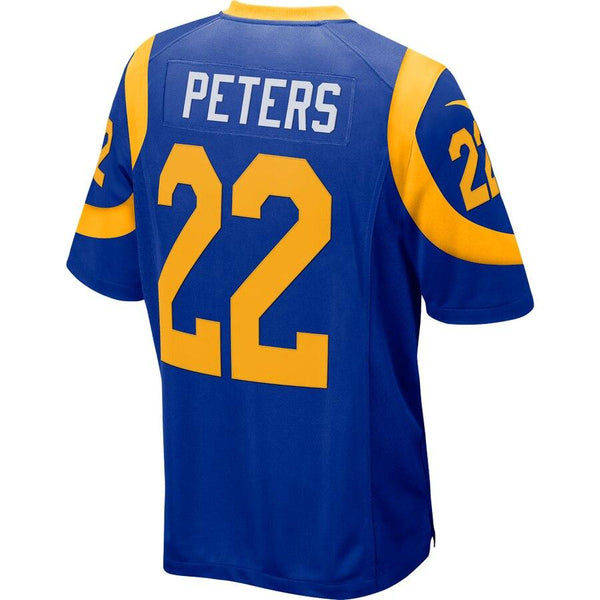 Marcus Peters Los Angeles Rams Game Jersey – Royal 2019