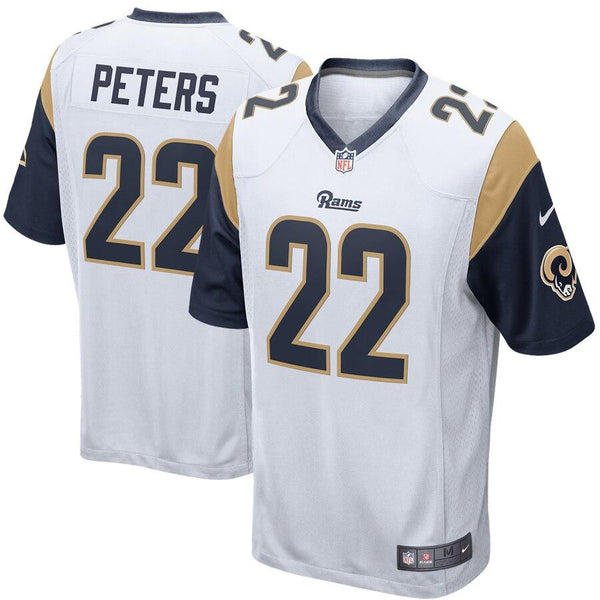 Marcus Peters Los Angeles Rams Game Jersey – White 2019