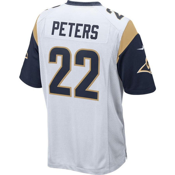 Marcus Peters Los Angeles Rams Game Jersey – White 2019