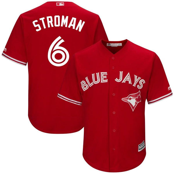 Marcus Stroman Toronto Blue Jays Majestic Cool Base Replica Player Jersey - Scarlet 2019