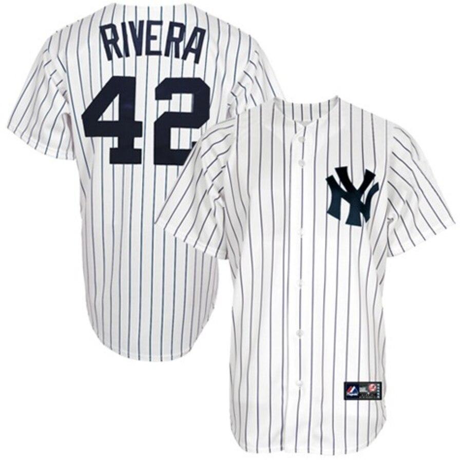 Mariano Rivera New York Yankees Majestic Replica Player Jersey - White 2019