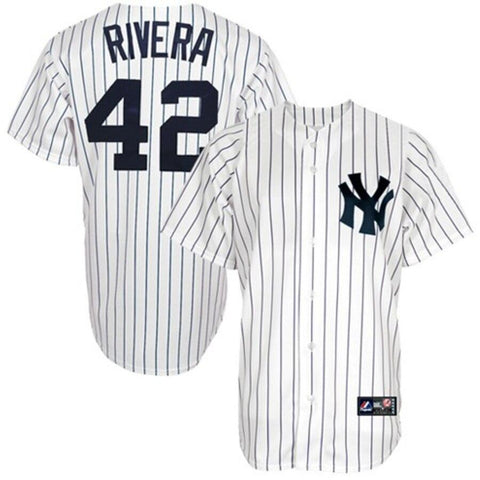 Mariano Rivera New York Yankees Majestic Replica Player Jersey - White 2019