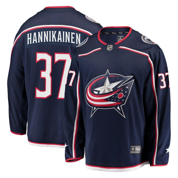 Markus Hannikainen Columbus Blue Jackets Breakaway Jersey – Navy 2019