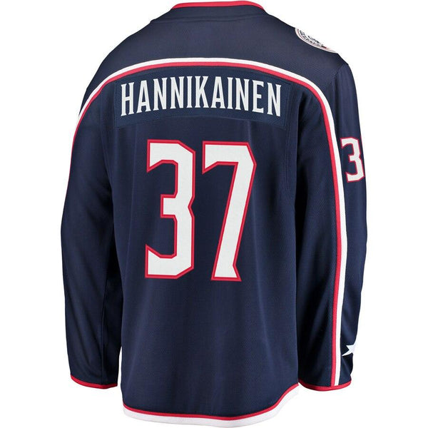 Markus Hannikainen Columbus Blue Jackets Breakaway Jersey – Navy 2019