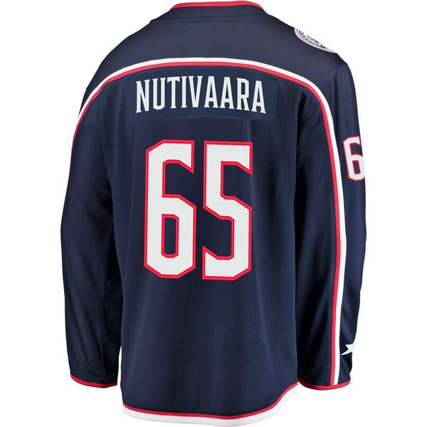 Markus Nutivaara Columbus Blue Jackets Breakaway Jersey – Navy 2019