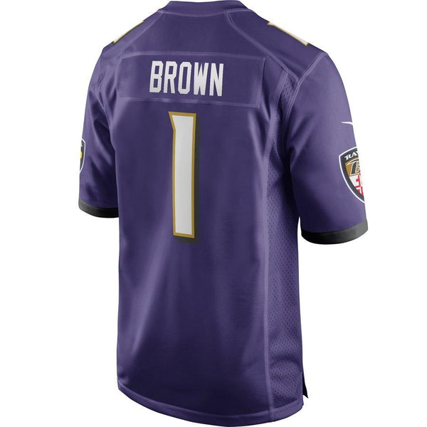 Marquise Brown Baltimore Ravens 2019 NFL Draft First Round Pick Game Jersey – Purple 2019