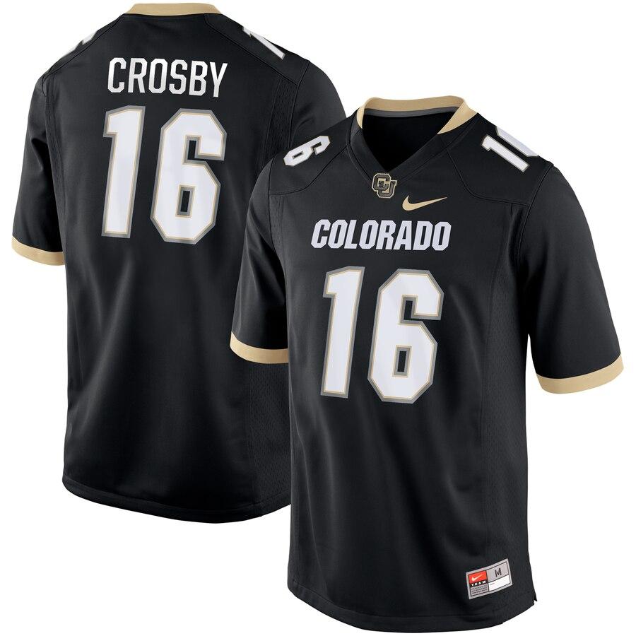 Mason Crosby Colorado Buffaloes Game Jersey – Black 2019
