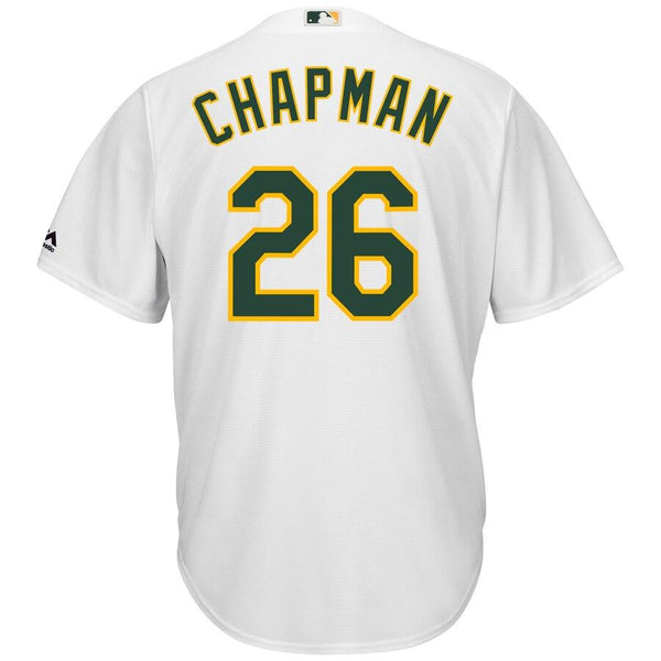 Matt Chapman Oakland Athletics Majestic Home Official Cool Base Player Jersey - White 2019