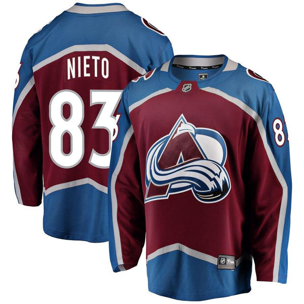 Matt Nieto Colorado Avalanche Breakaway Player Jersey – Burgundy 2019
