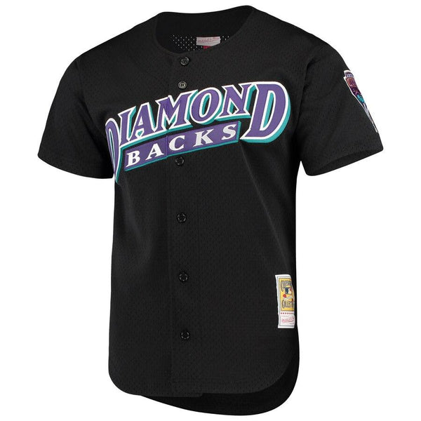Matt Williams Arizona Diamondbacks Mitchell &amp; Ness Cooperstown Collection Mesh Batting Practice Button-Up Jersey – Black 2019