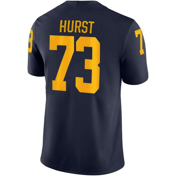 Maurice Hurst Michigan Wolverines Jordan Brand Game Jersey – Navy 2019