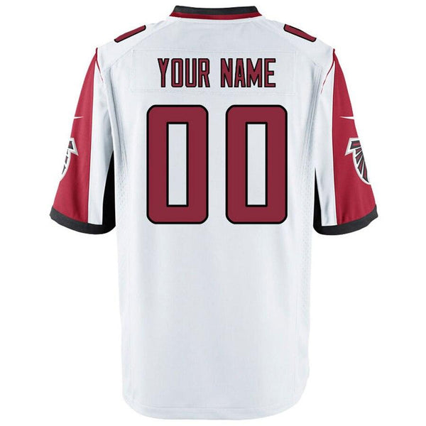 Men's Atlanta Falcons Customized Game White Jersey 2019