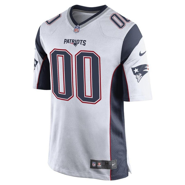 Men's New England Patriots Customized Game Away Jersey 2019