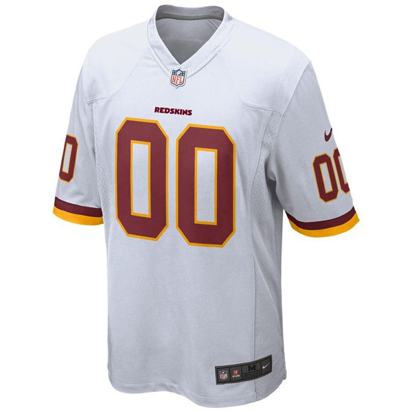 Men's Washington Redskins Customized Game White Jersey 2019