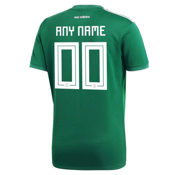 Mexico National Team Youth Home Replica Custom Jersey - Green 2019