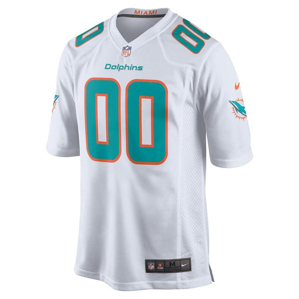 Miami Dolphins Custom Game Jersey – White 2019