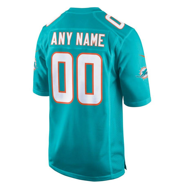 Miami Dolphins Custom Team Color - Game Jersey – Aqua 2019