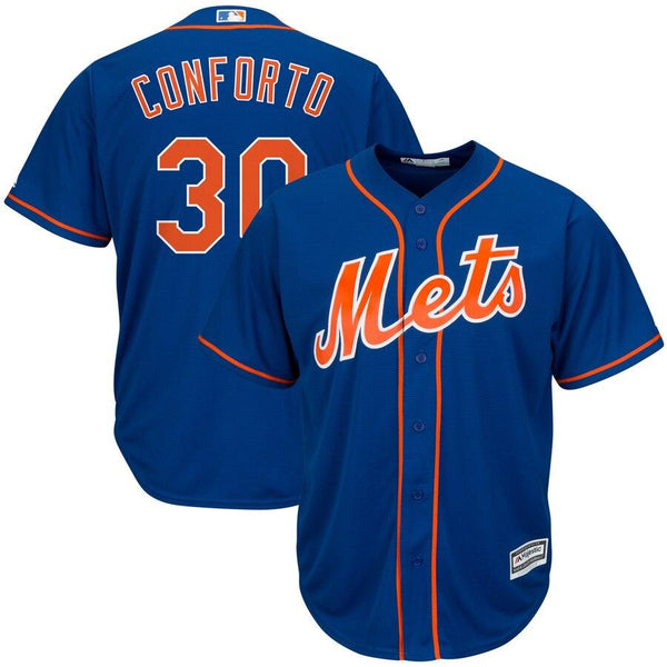 Michael Conforto New York Mets Majestic Alternate Official Cool Base Replica Player Jersey - Royal 2019