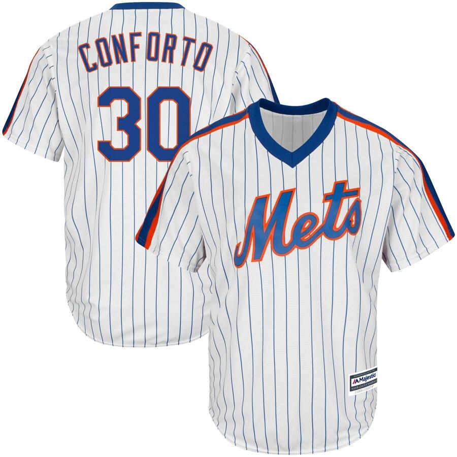 Michael Conforto New York Mets Majestic Home Cool Base Player Jersey - White 2019