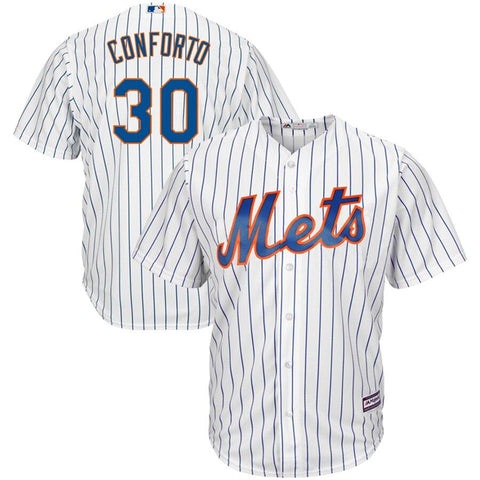 Michael Conforto New York Mets Majestic Official Cool Base Player Jersey - White 2019
