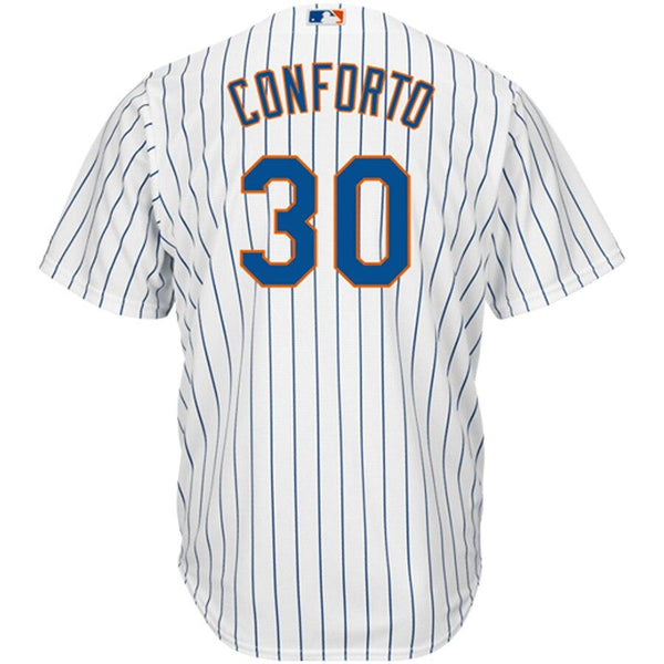Michael Conforto New York Mets Majestic Official Cool Base Player Jersey - White 2019