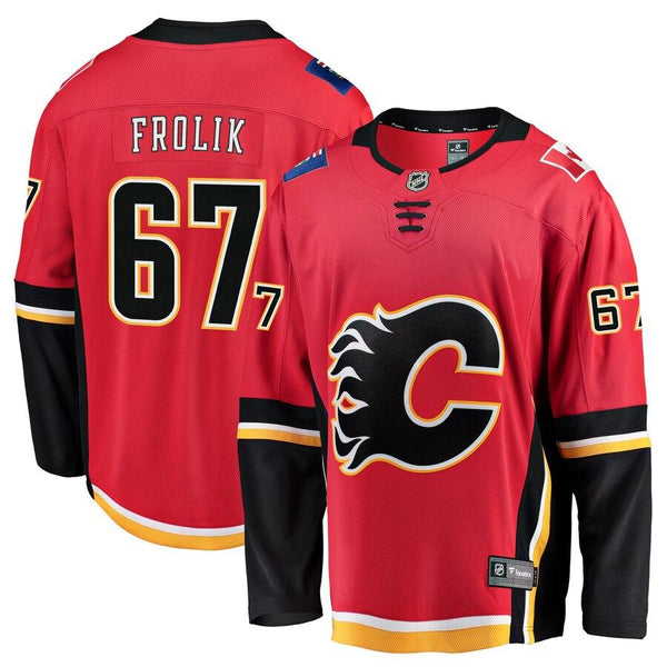 Michael Frolik Calgary Flames Breakaway Player Jersey – Red 2019