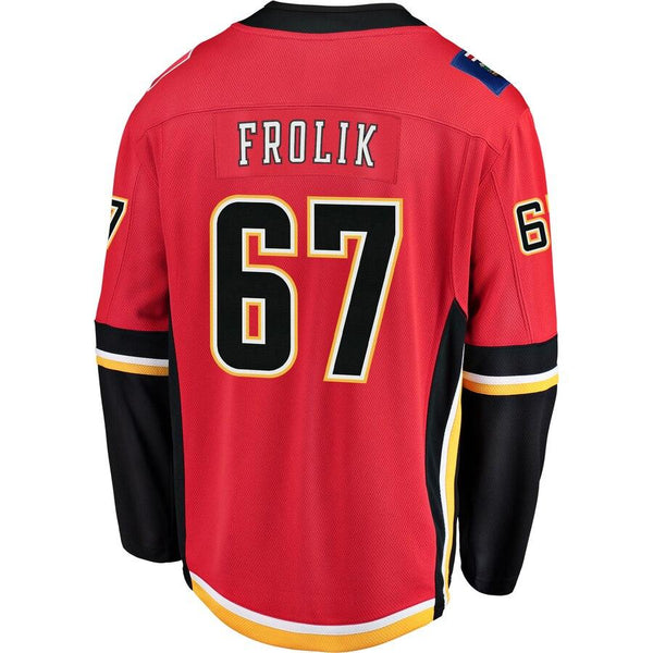 Michael Frolik Calgary Flames Breakaway Player Jersey – Red 2019