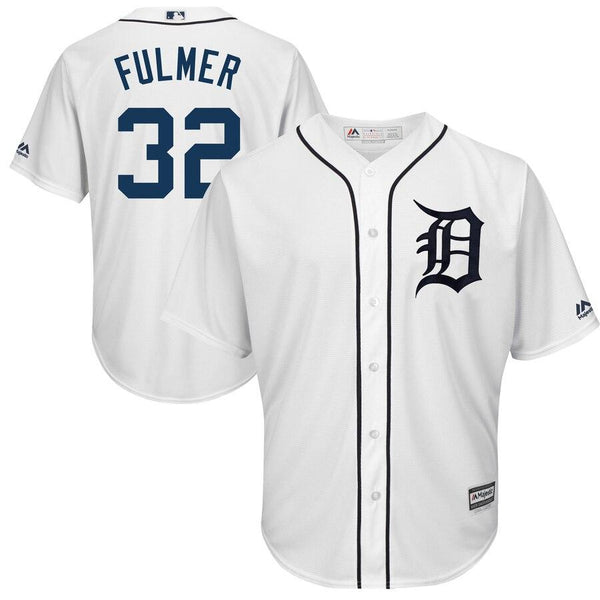 Michael Fulmer Detroit Tigers Majestic Home Cool Base Player Jersey – White 2019