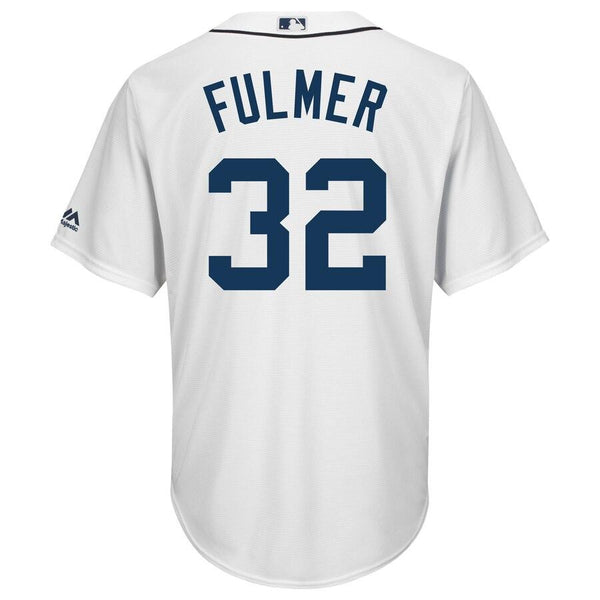 Michael Fulmer Detroit Tigers Majestic Home Cool Base Player Jersey – White 2019