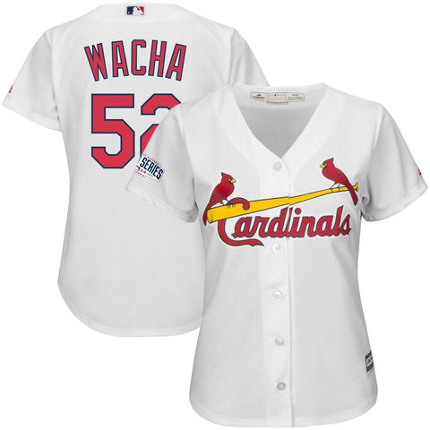 Michael Wacha St. Louis Cardinals Majestic Women's Cool Base Player Jersey - White 2019