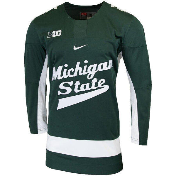 Michigan State Spartans Replica College Hockey Jersey – Green 2019