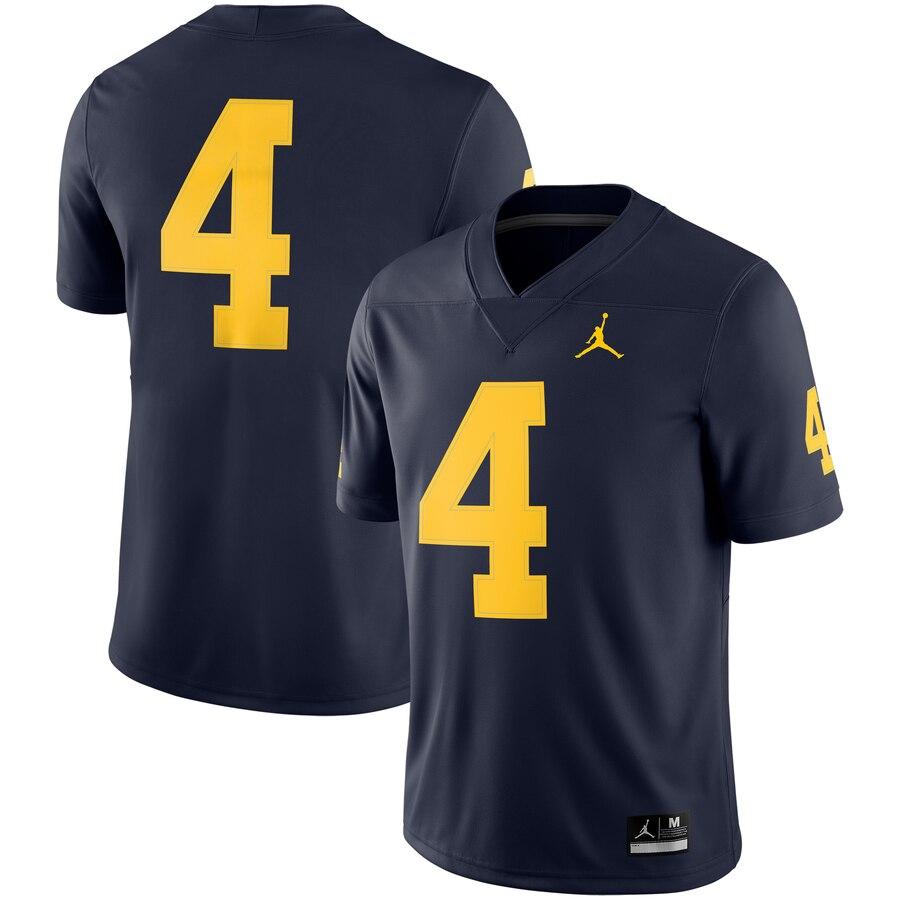Michigan Wolverines Jordan Brand Game Football Jersey – Navy 2019