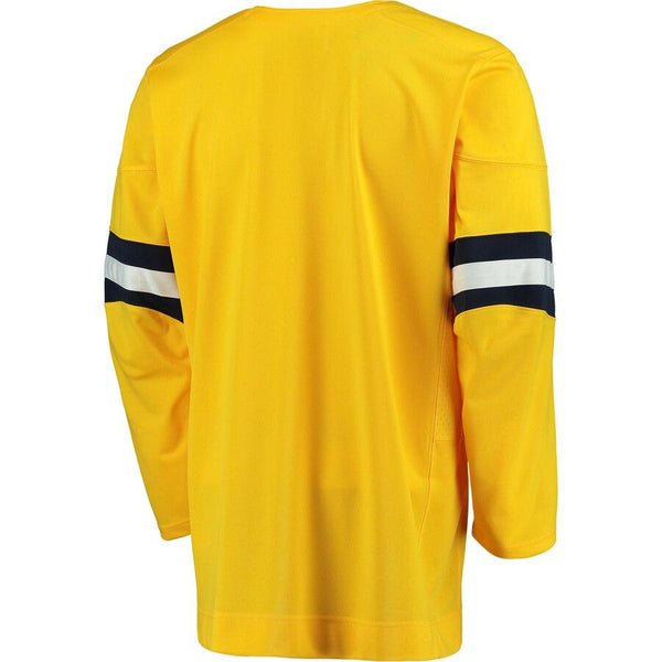 Michigan Wolverines Replica Hockey Jersey - Maize 2019