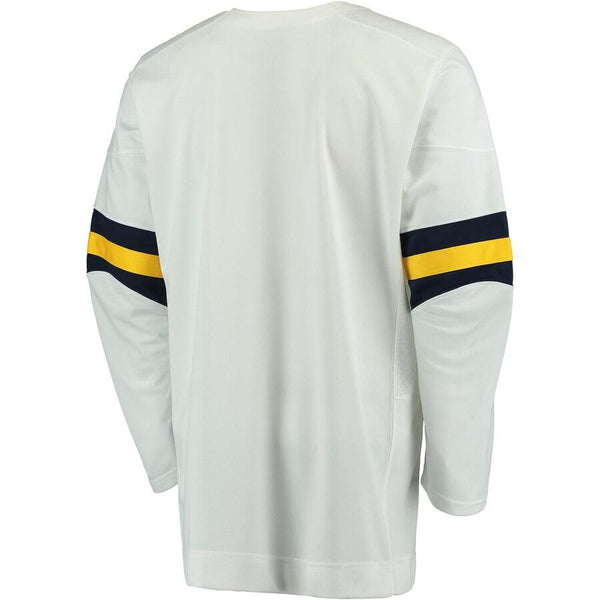 Michigan Wolverines Replica Hockey Jersey - White 2019