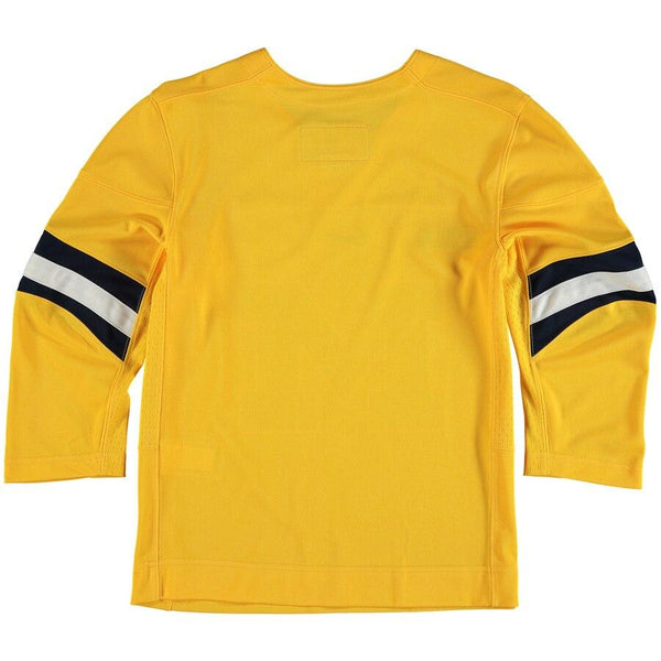 Michigan Wolverines Youth Hockey Jersey - Maize 2019