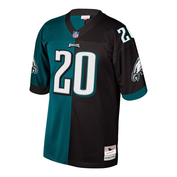 Brian Dawkins Philadelphia Eagles Mitchell &amp; Ness Retired Player Split Replica Jersey – Black/Midnight Green 2019