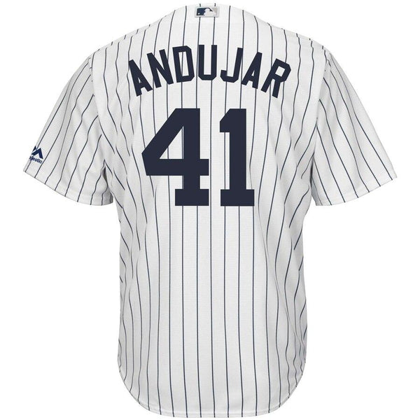Miguel Andujar New York Yankees Majestic Home Official Cool Base Replica Player Jersey - White 2019