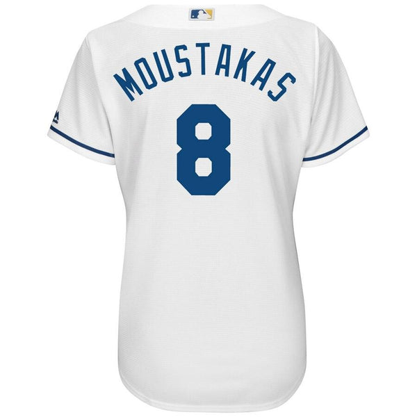 Mike Moustakas Kansas City Royals Majestic Women's Cool Base Player Jersey - White 2019