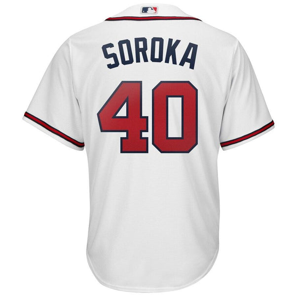Mike Soroka Atlanta Braves Majestic 2019 Home Cool Base Player Jersey – White 2019