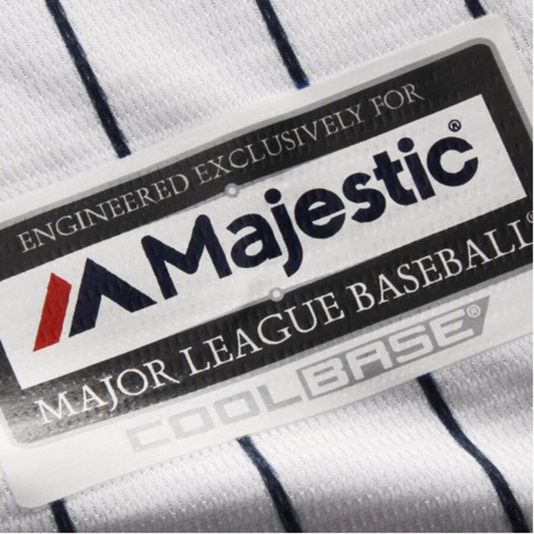 Milwaukee Brewers Majestic Official Cool Base Jersey - White - 2019