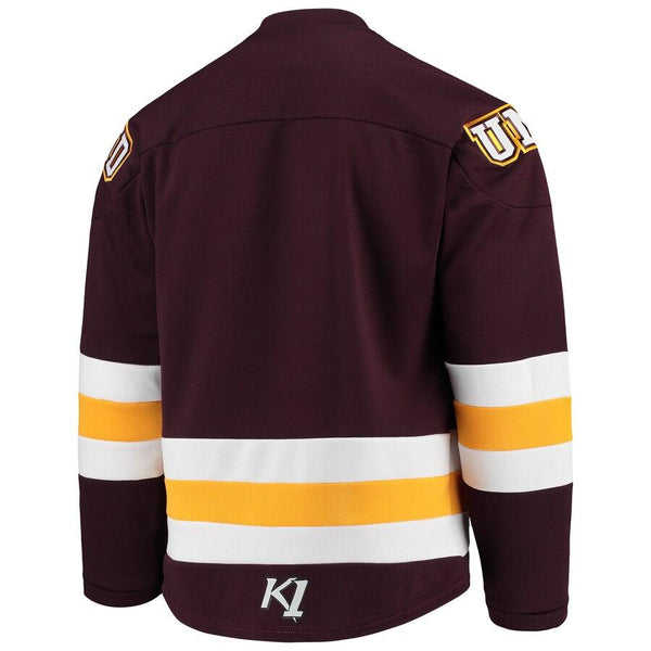 Minnesota Duluth Bulldogs Replica Hockey Jersey – Maroon 2019