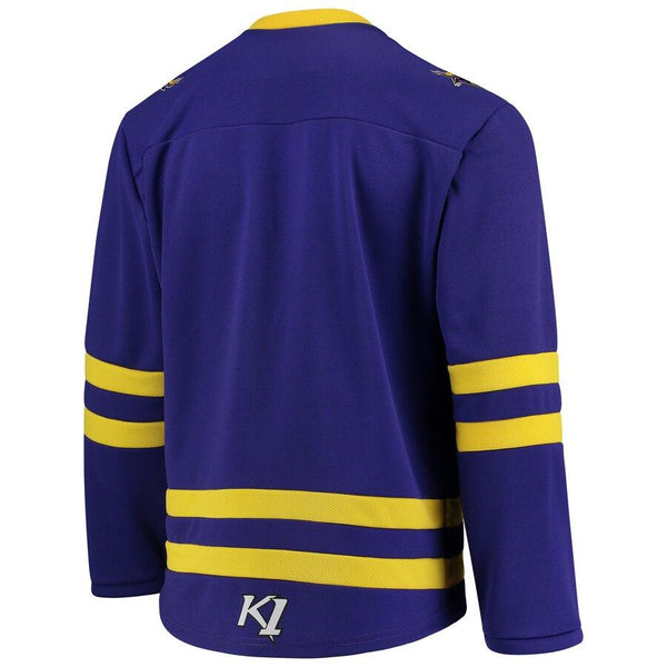 Minnesota State University, Mankato Replica Hockey Jersey – Purple 2019