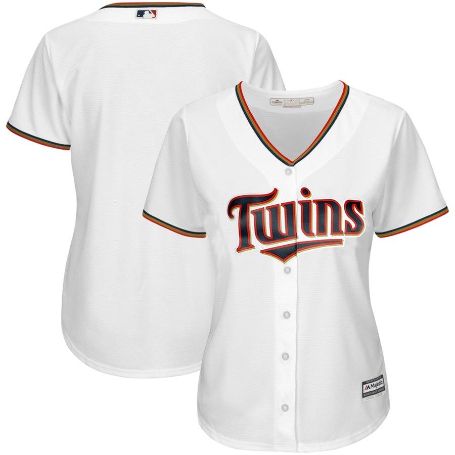 Minnesota Twins Majestic Women's Cool Base Jersey - White 2019