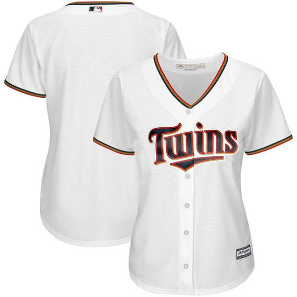 Minnesota Twins Majestic Women's Cool Base Jersey - White 2019