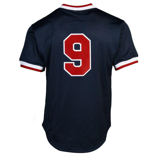 Mitchell &amp; Ness Ted Williams Boston Red Sox 1990 Cooperstown Collection Batting Practice Jersey - Navy Blue 2019