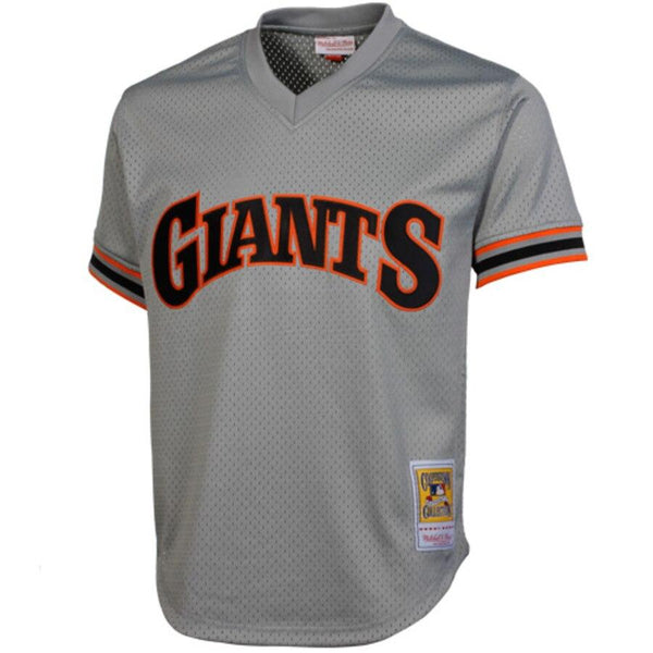 Mitchell &amp; Ness Will Clark San Francisco Giants 1989 Cooperstown Collection Batting Practice Jersey - Gray 2019