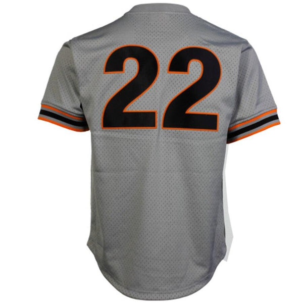 Mitchell &amp; Ness Will Clark San Francisco Giants 1989 Cooperstown Collection Batting Practice Jersey - Gray 2019