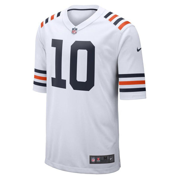 Mitchell Trubisky Chicago Bears 2019 Alternate Classic Game Jersey – White 2019