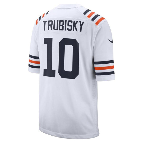 Mitchell Trubisky Chicago Bears 2019 Alternate Classic Game Jersey – White 2019