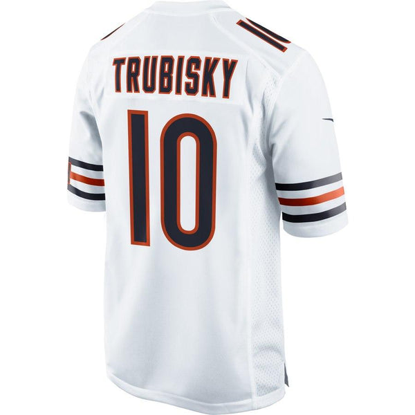Mitchell Trubisky Chicago Bears Game Jersey – White 2019